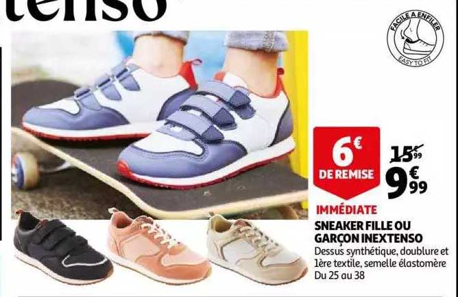 sneaker fille ou garçon inextenso