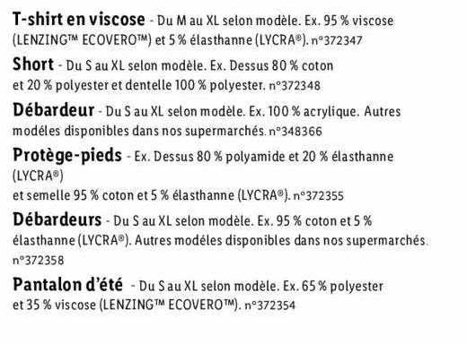 t-chirt en viscose, short, débardeur, protège-pieds, débardeurs, pantalon d'été