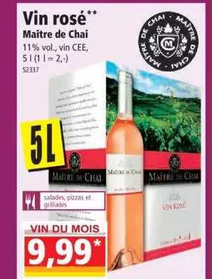 vin rosé maître de chai