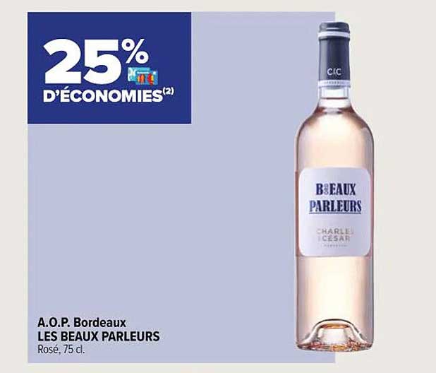 a.o.p. bordeaux les beaux parleurs