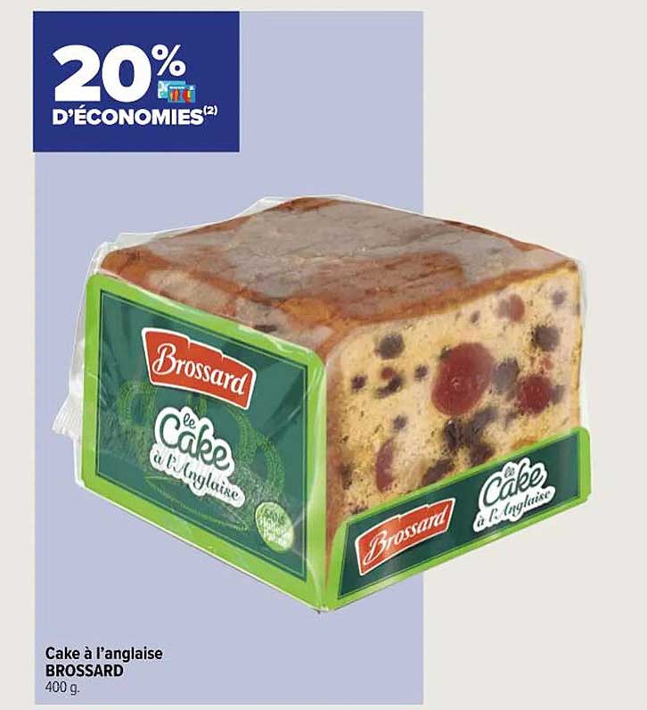 cake à l'anglaise brossard