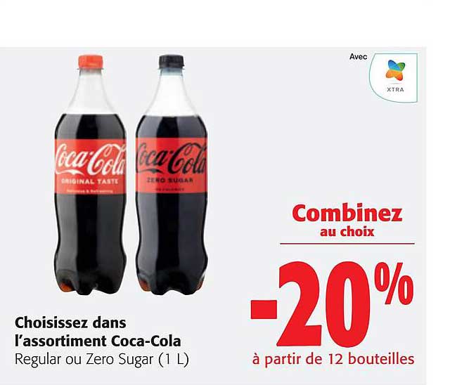 l'assortiment coca-cola