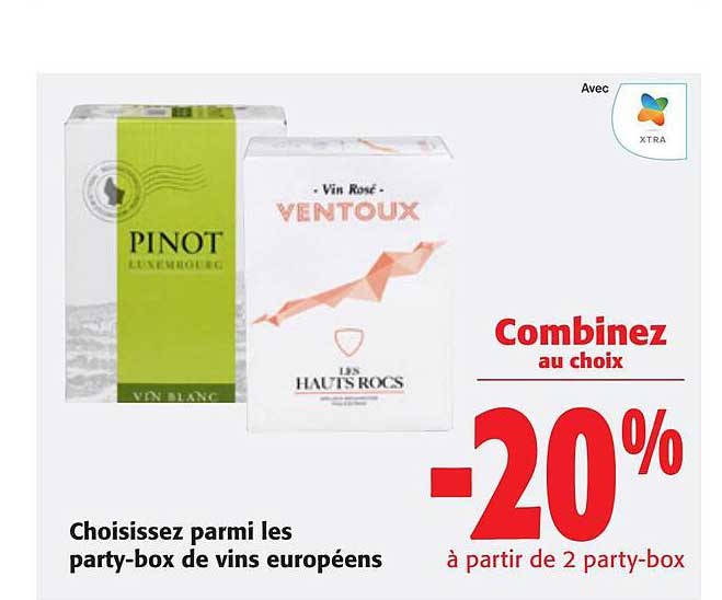 les party-box de vins européens