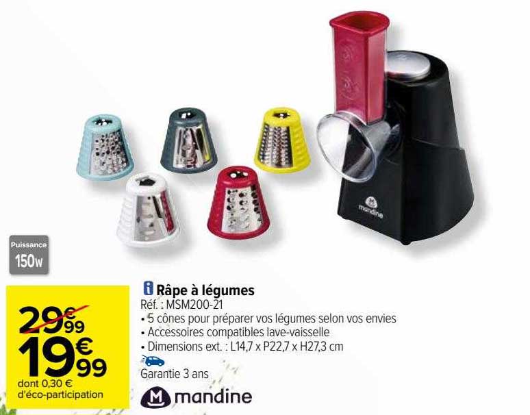 Râpe à Légumes Mandine