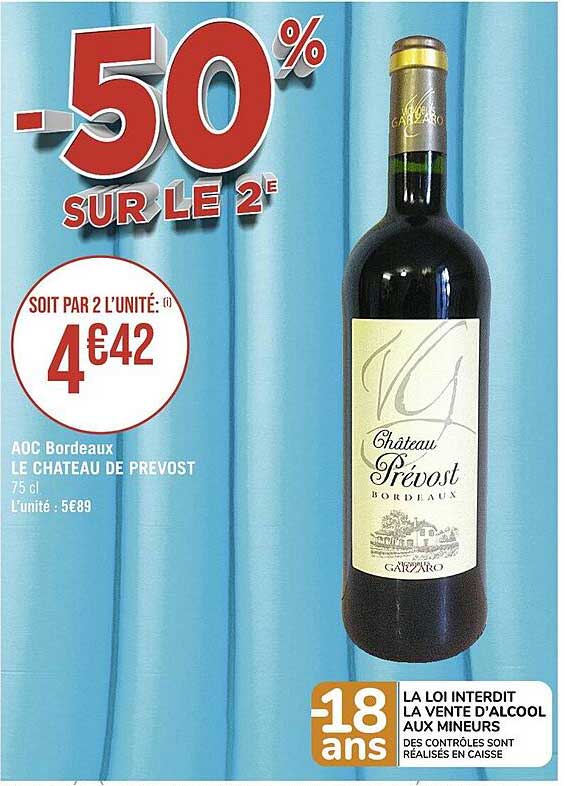 aoc bordeaux le château de prevost