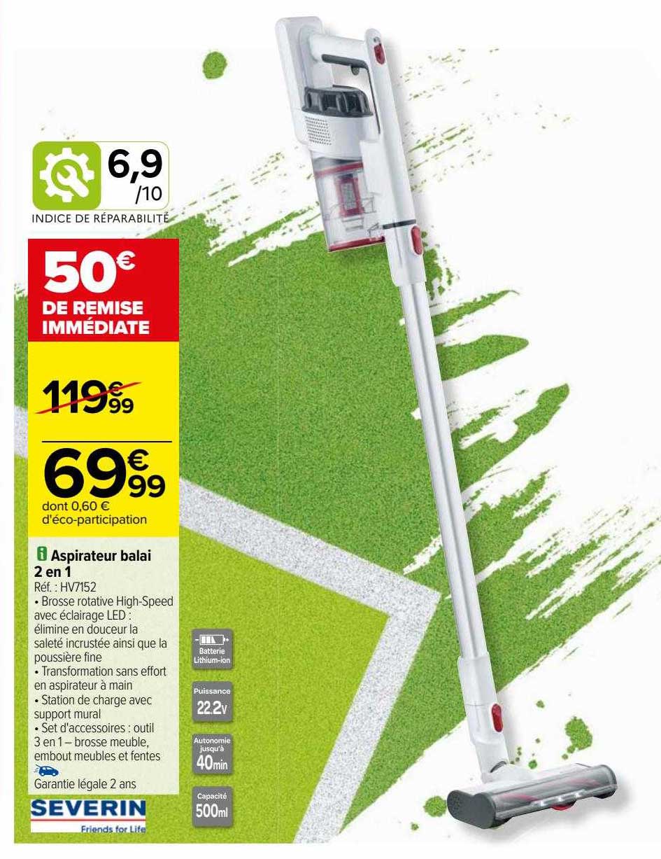 Aspirateur Balai 2 En 1 Severin