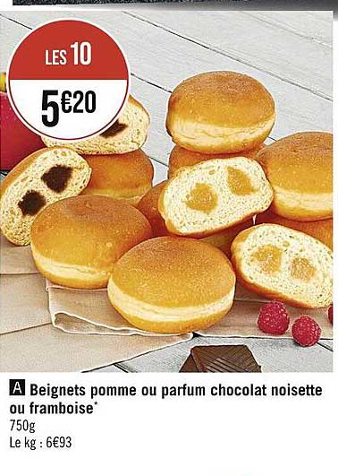 Beignets Pomme Ou Parfum Chocolat Noisette Ou Framboise