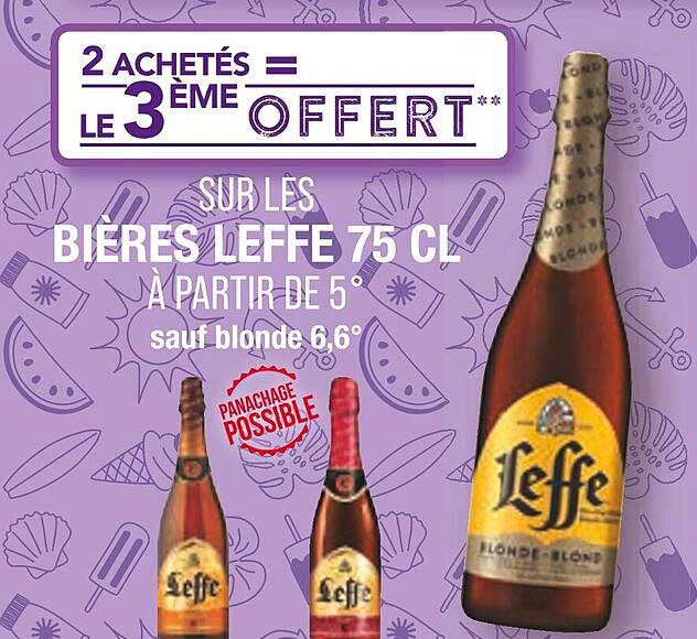 Bières Leffe 75 Cl