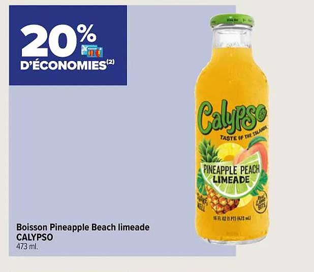 boisson pineapple beach limeade calypso