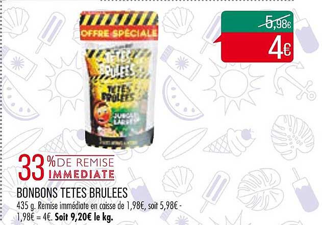 bonbons têtes brûlées