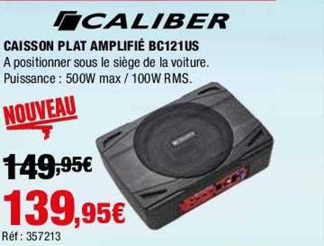 Caisson Plat Amplifié Bc121us