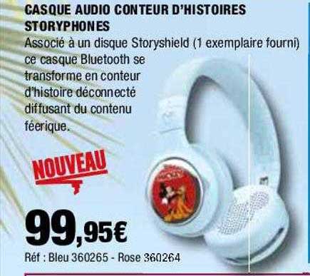 casque audio conteur d'histoires storyphones