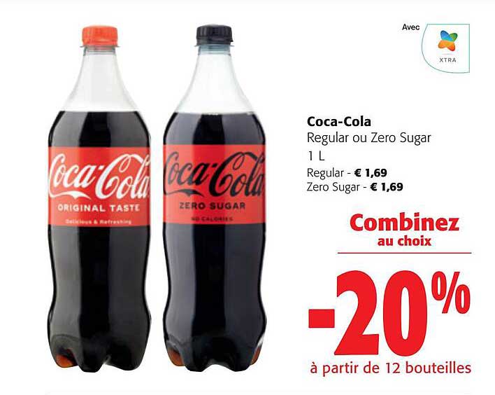 coca-cola regular ou zero sugar