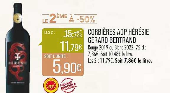 corbières aop hérésie gérard bertrand