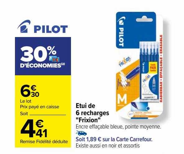 étui De 6 Recharges "frixion"