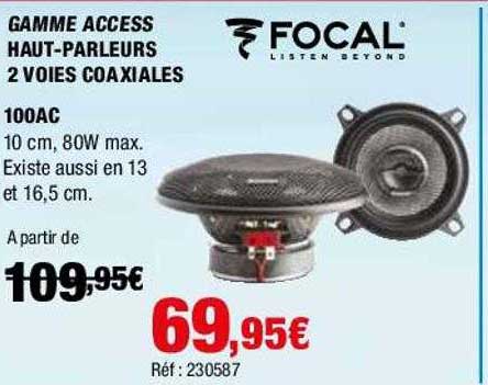 gamme access haut-parleurs 2 voies coaxiales