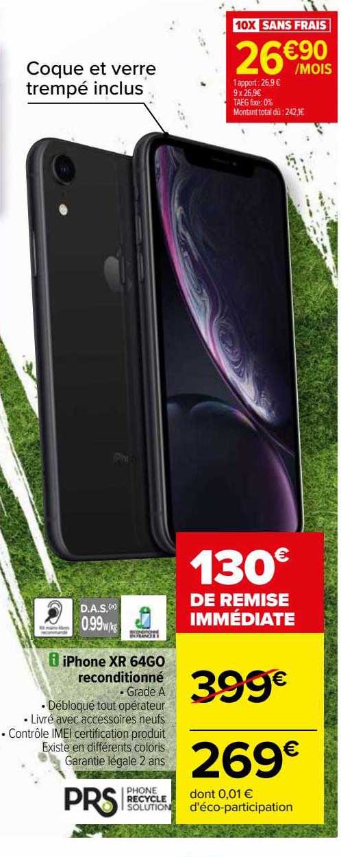IPhone Xr 64go Reconditionné