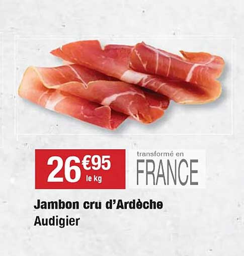 jambon cru d'ardèche