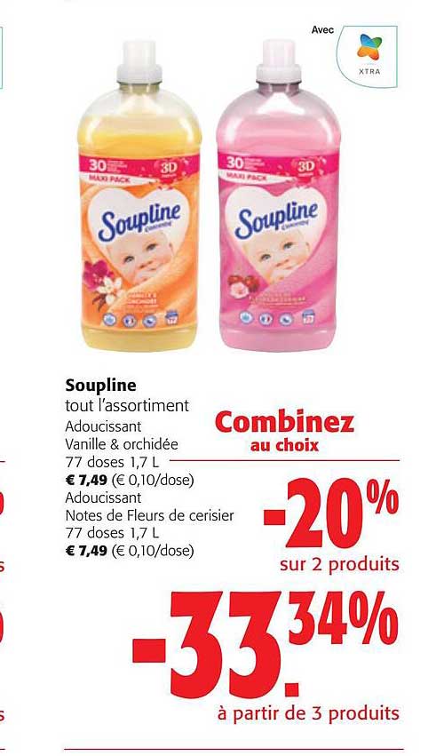 l'assortiment soupline