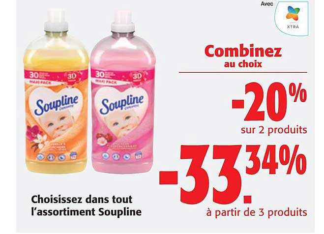 l'assortiment soupline