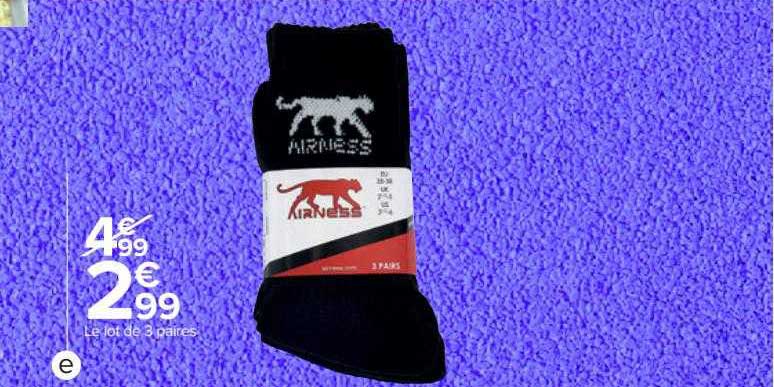 Le Lot De 3 Paires Airness