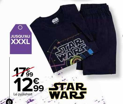 le pyjashort star wars