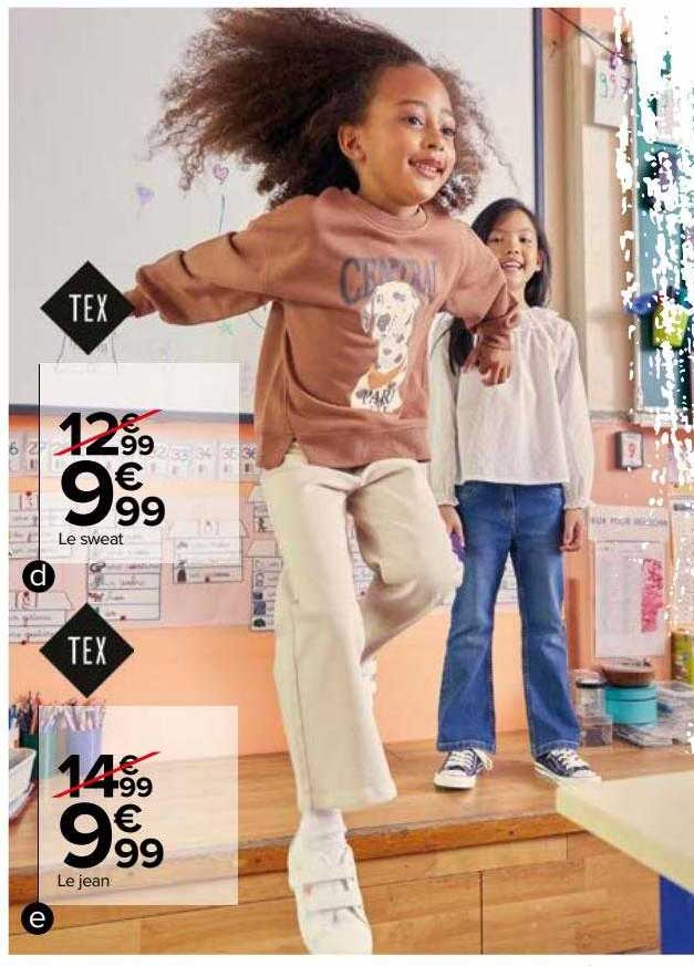 Le Sweat Tex, Le Jean Tex