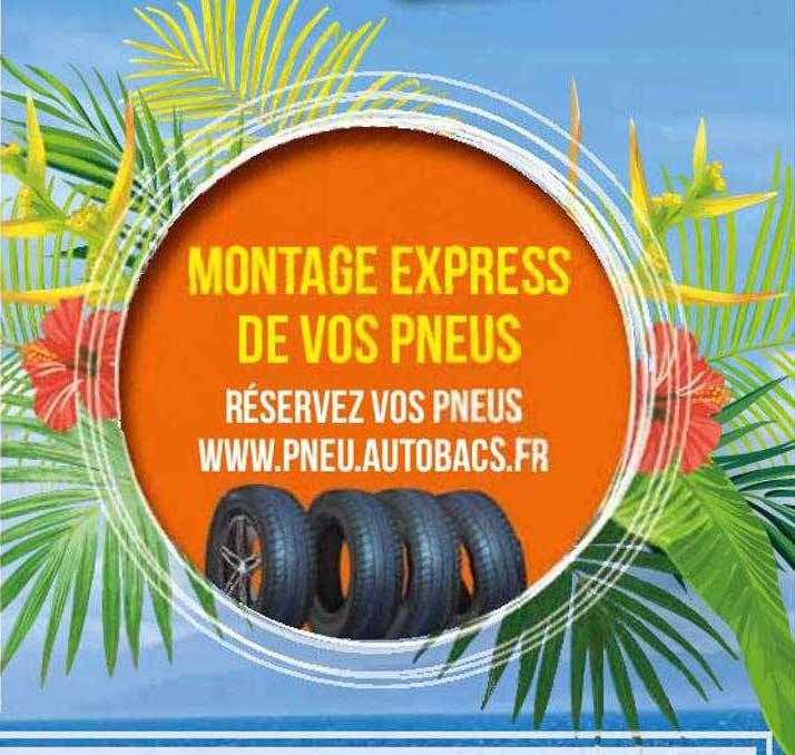 montage express de vos pneus