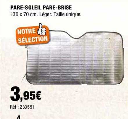 pare-soleil pare-brise