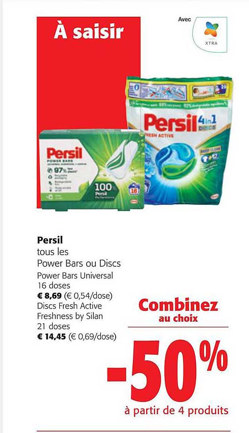 les power bars ou discs persil