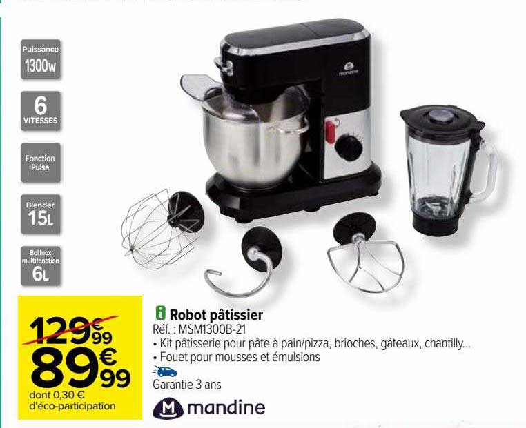 Robot Pâtissier Mandine