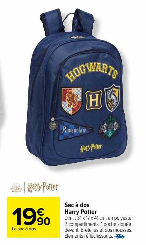 sac à dos harry potter