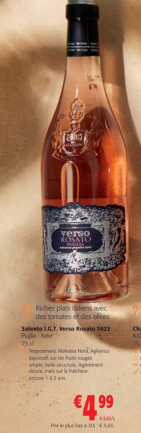 salento i.g.t. verso rosato 2022