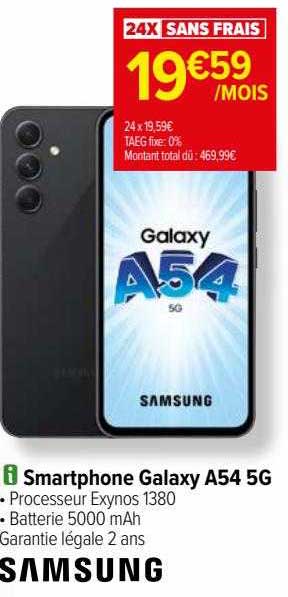 Smartphone Samsung Galaxy A54 5g