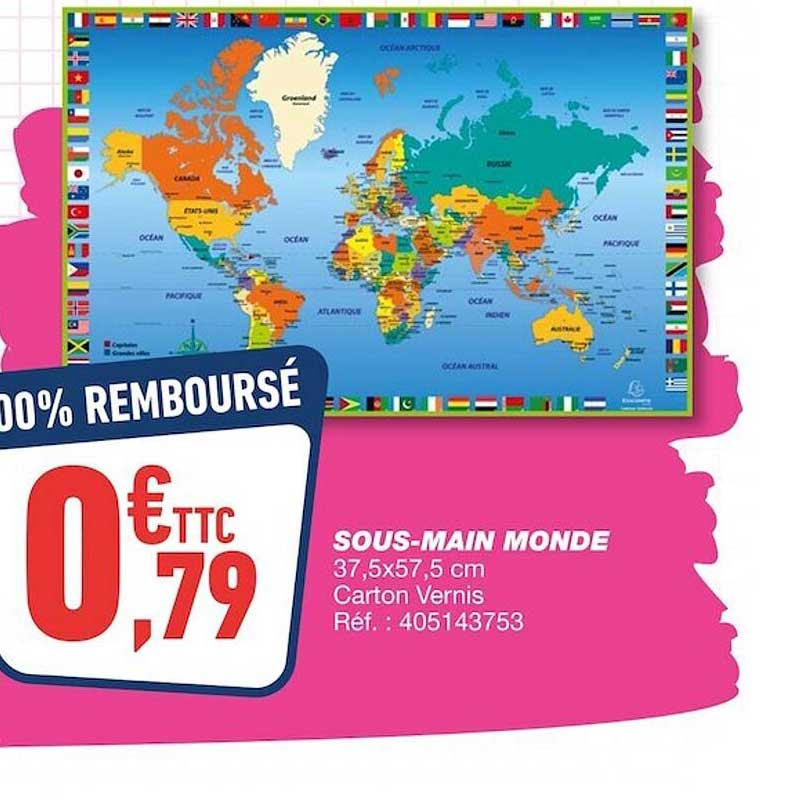 sous-main monde