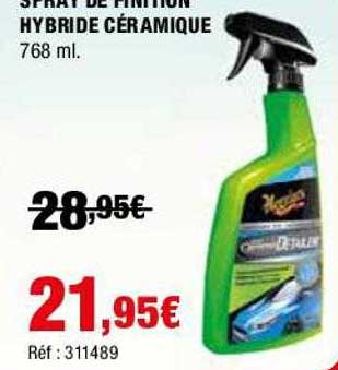 spray de finition hybride céramique meguiars