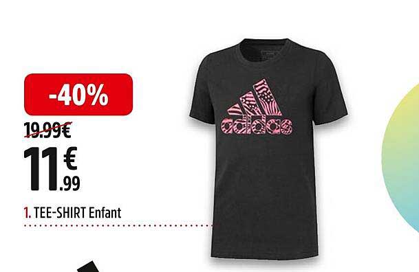 tee-shirt enfant adidas