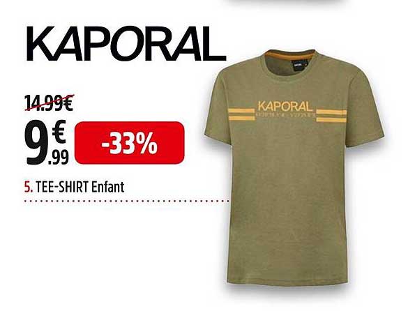 tee-shirt enfant kaporal