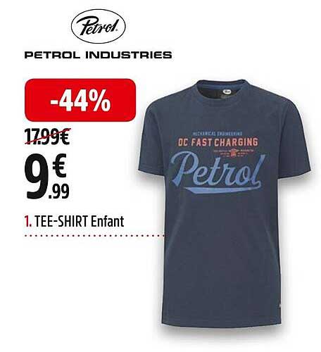 tee-shirt enfant petrol industries