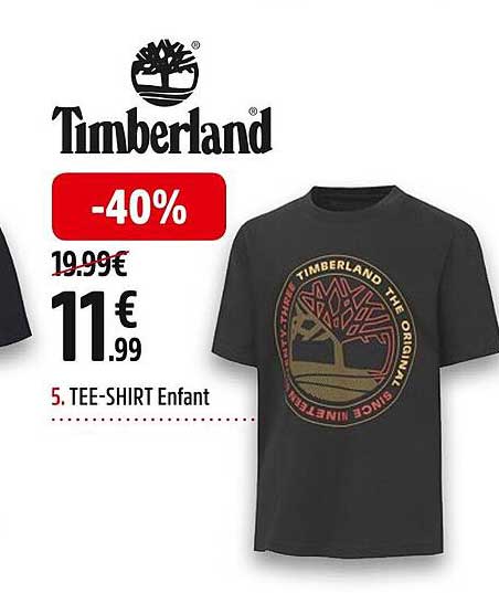 tee-shirt enfant timberland