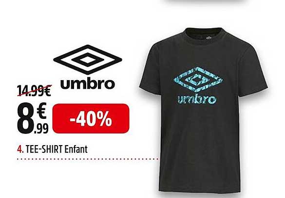 tee-shirt enfant umbro