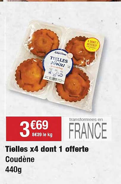 tielles x 4 dont 1 offerte