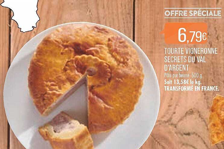 tourte vigneronne secrets du val d'argent