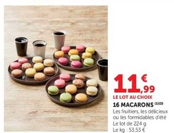 16 MACARONS