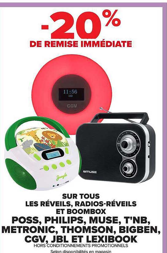 20% DE REMISE IMMÉDIATE