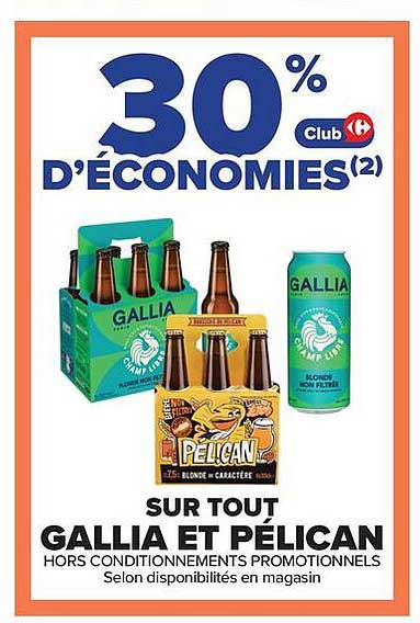 30% D'ÉCONOMIES