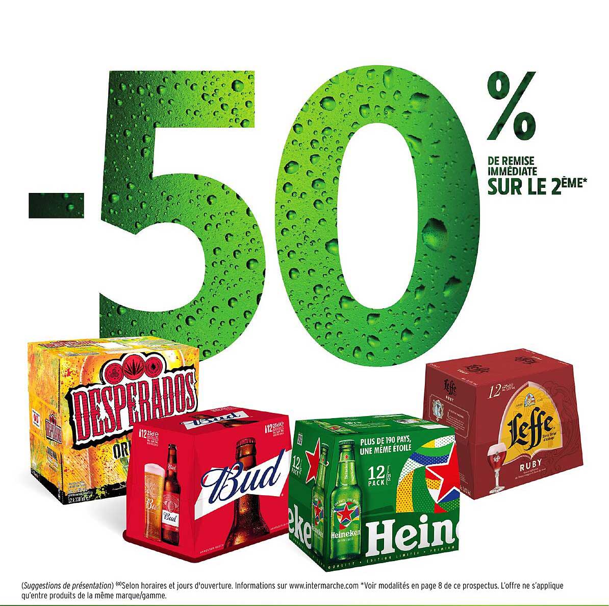 50% SUR LE 2ÈME*