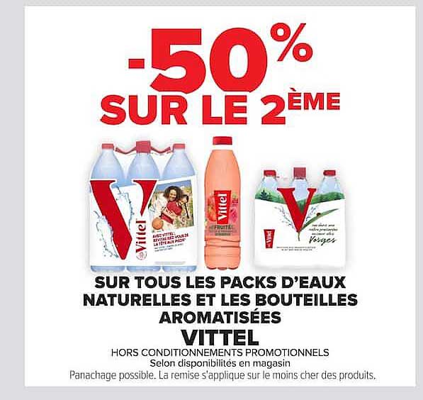 50% SUR LE 2ÈME
