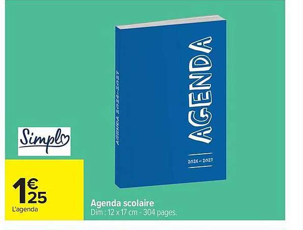 Agenda scolaire