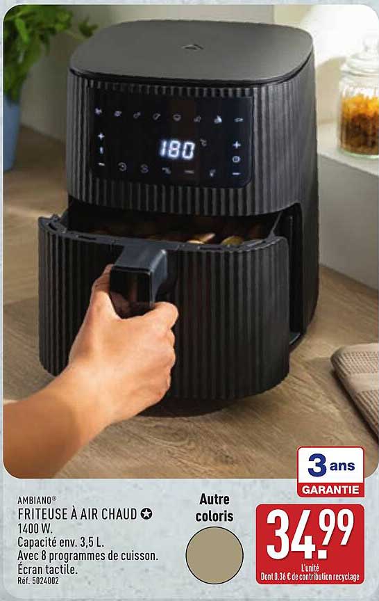 AMBIANO FRITEUSE À AIR CHAUD